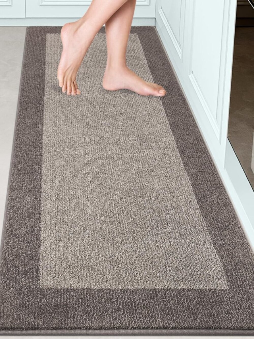 Kitchen Rug 24" x 70", Hallway Runner Rug for Floor Roll Packing